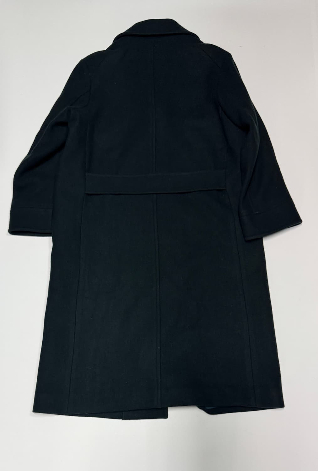 여성 톰보이 Tomboy 다크 그린 울 롱 코트 상품이미지2