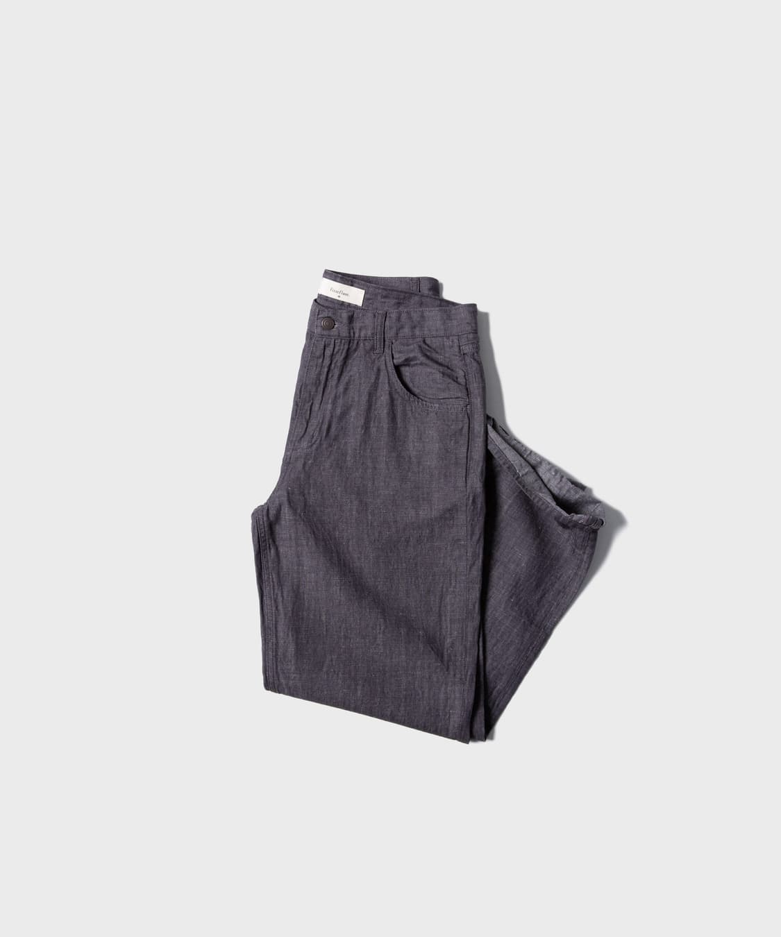 퍼스트플로어 린넨 데님 트라우저 트와일라잇 그레이 46 사이즈 상품이미지1