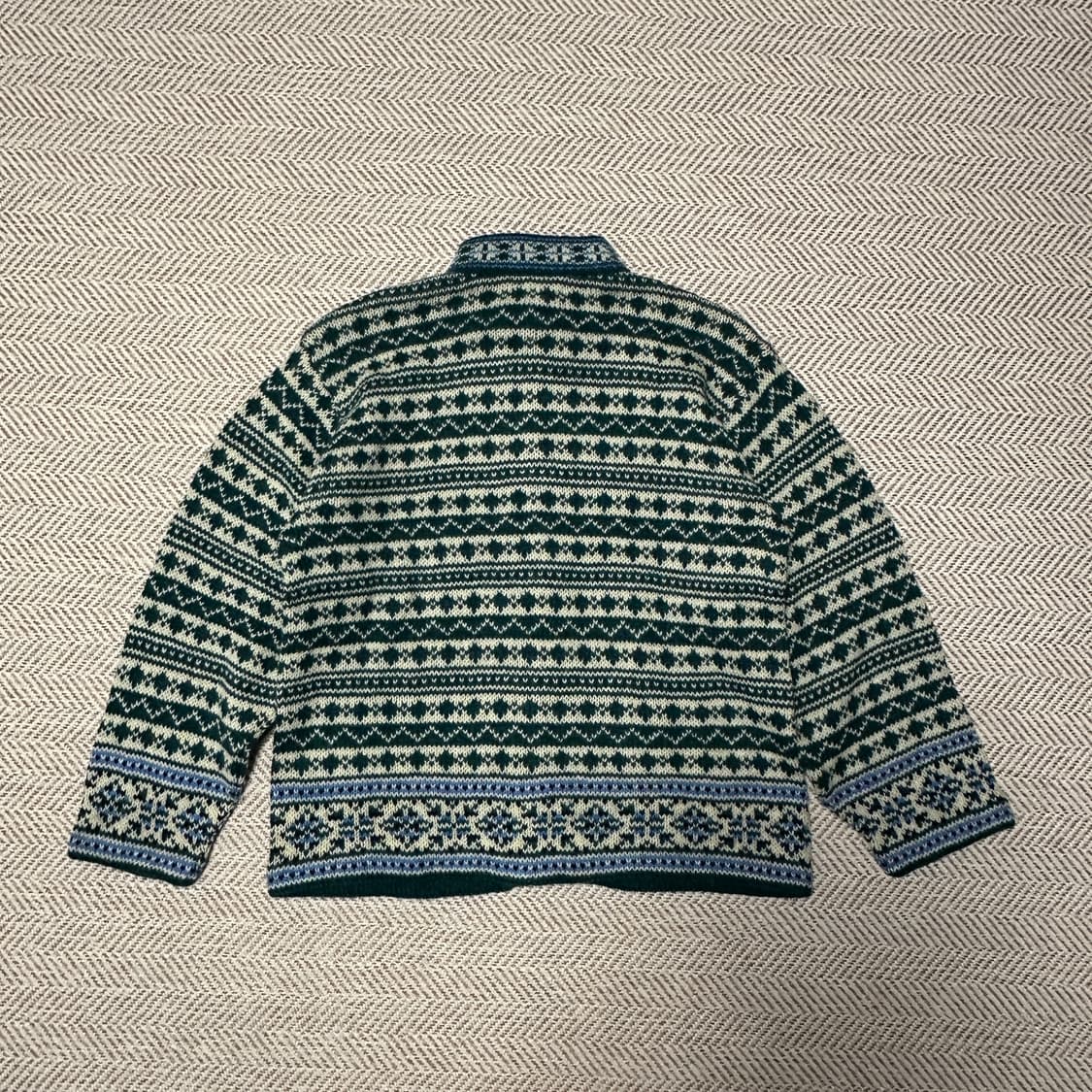 L. L. BEAN usa made wool sweatercardigan 상품이미지2
