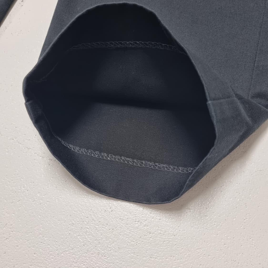 LANDS END 투턱 와이드 치노팬츠 블랙 - 33 상품이미지8