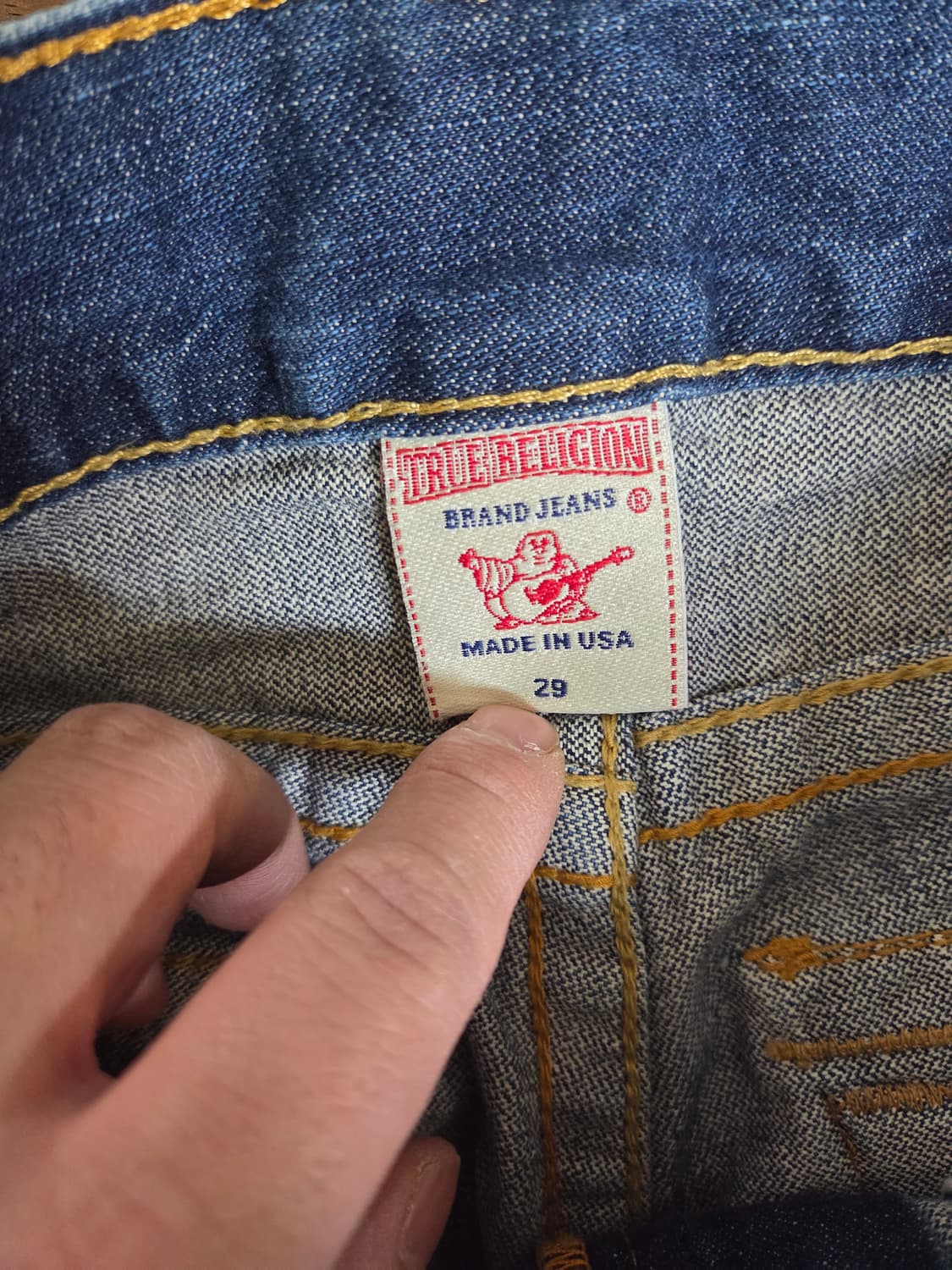 트루릴리전 스티치 데님팬츠 29 상품이미지5