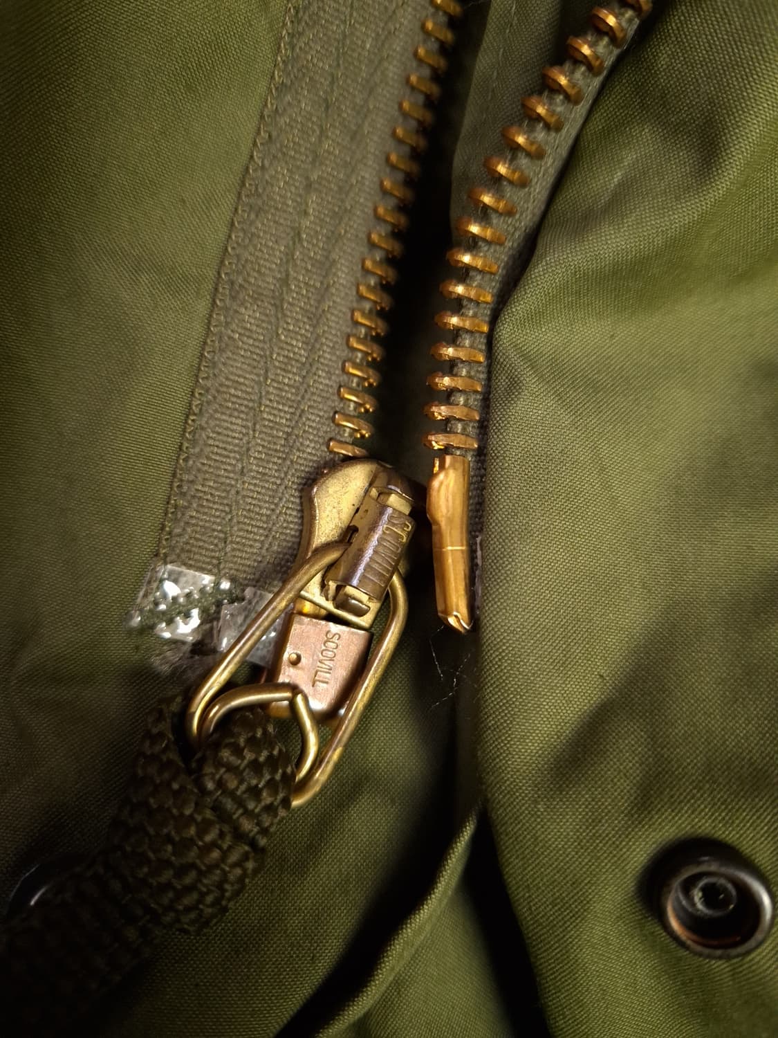 완전 새제품 오리지날 미군 M-65피쉬테일 개파카 엑스스몰 풀셋트 상품이미지7