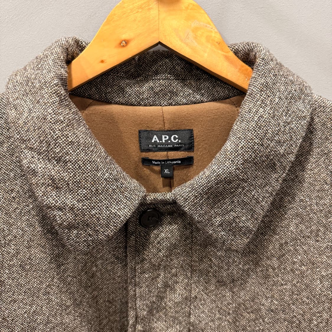 XL A.P.C 아페쎄 발마칸 울 코트 자켓 상품이미지3