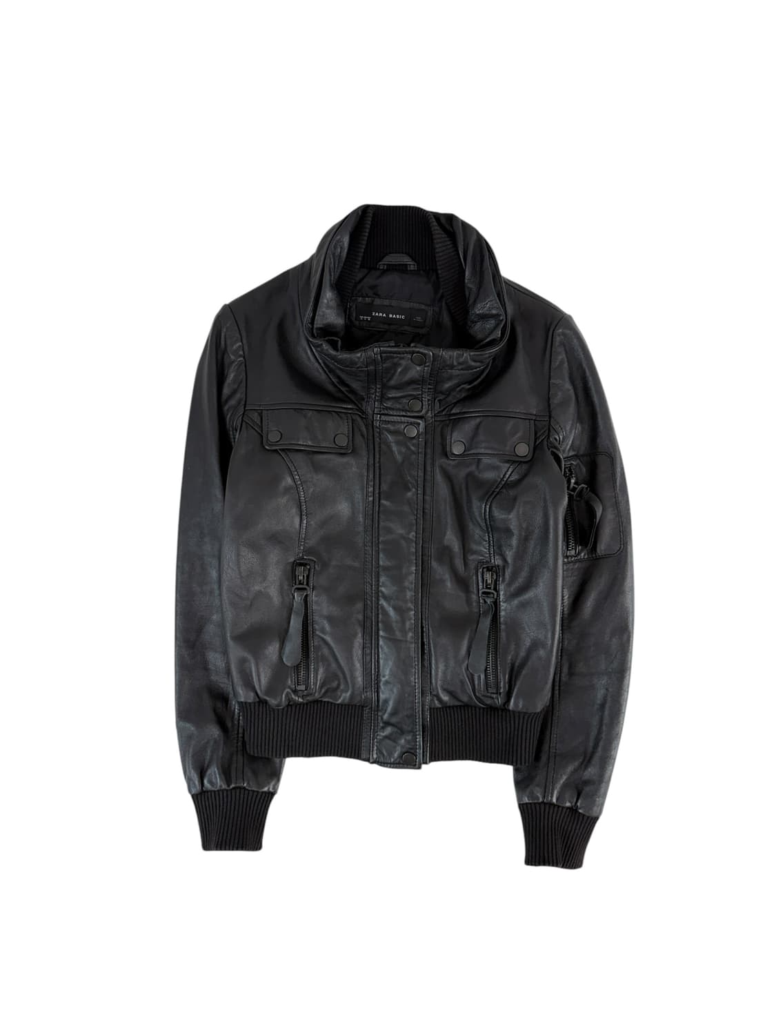 자라베이직 램스킨 가죽 자켓 (woman m) 상품이미지1