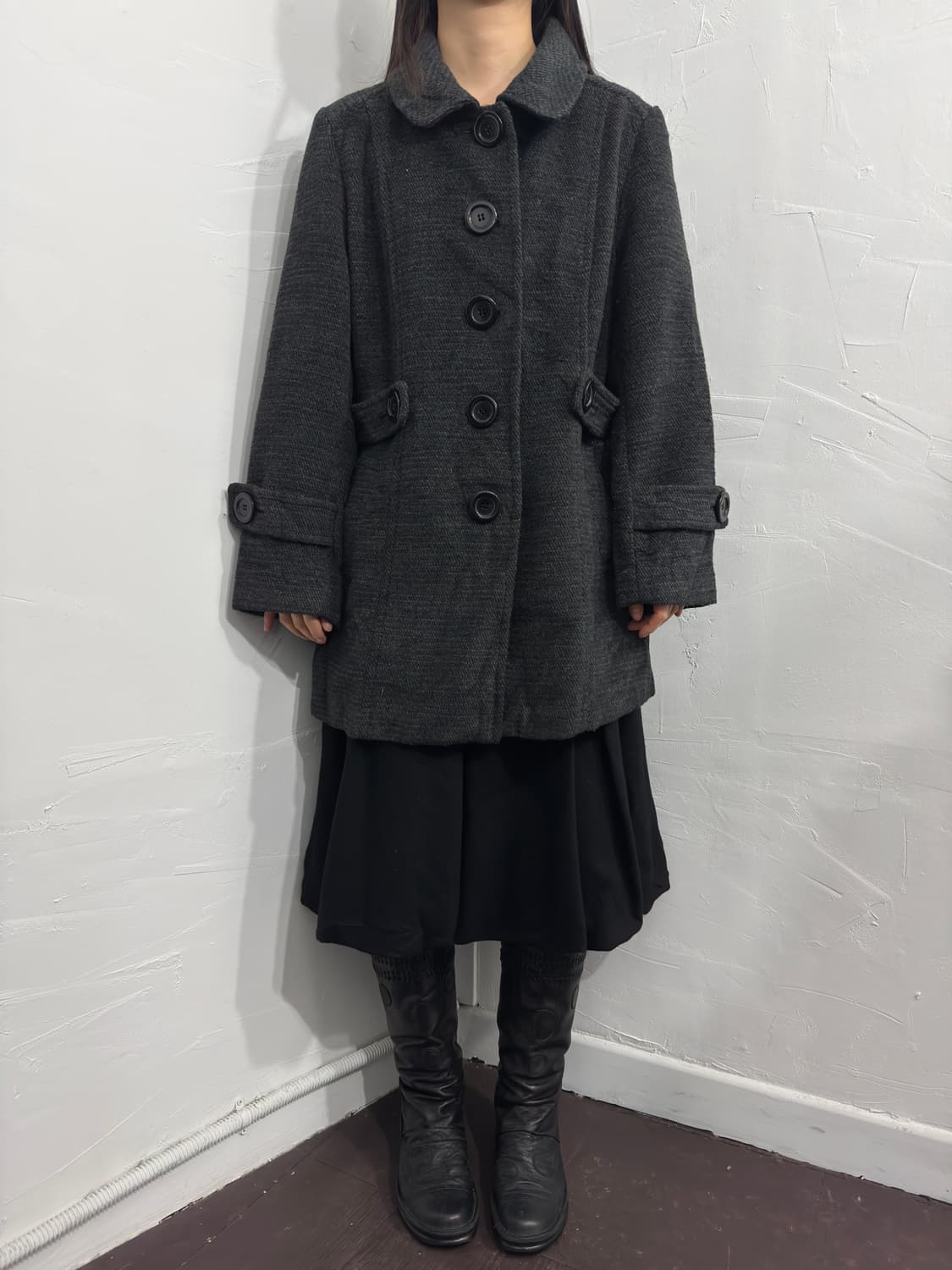 avelina regard button coat  상품이미지2