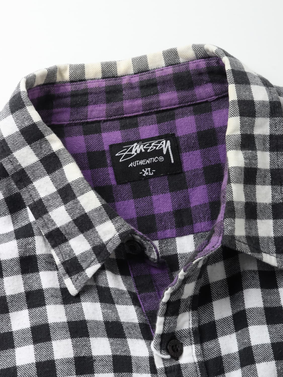 STUSSY Gingham Check Flannel Shirt 상품이미지4