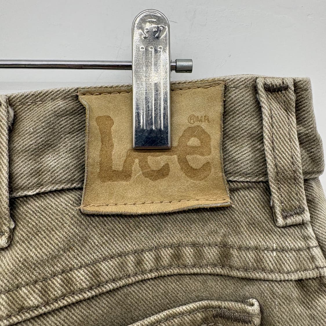 Lee 리 빈티지 카키 데님 청바지 34in 상품이미지7