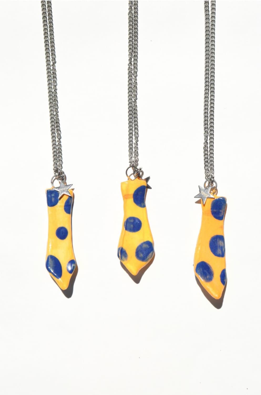 요이지레코드 예나 시리즈 Yellow Necktie Necklace 상품이미지1