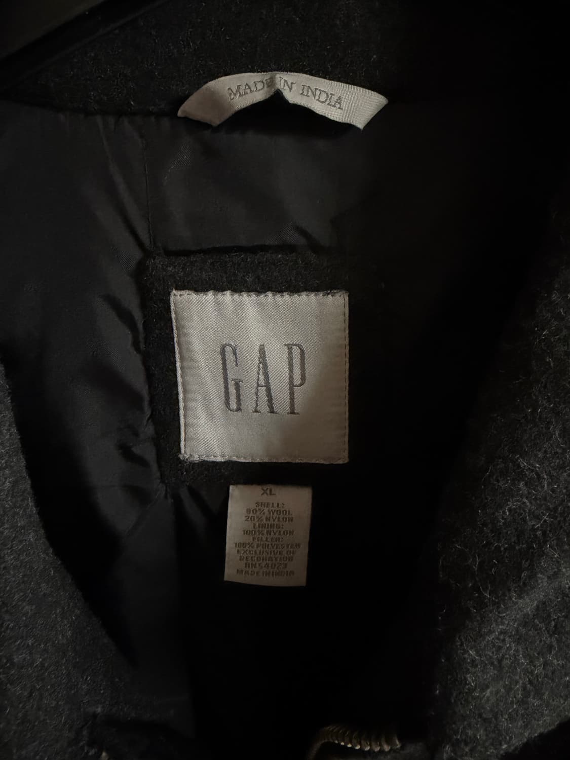 올드갭 울 블루종 자켓XL 상품이미지3