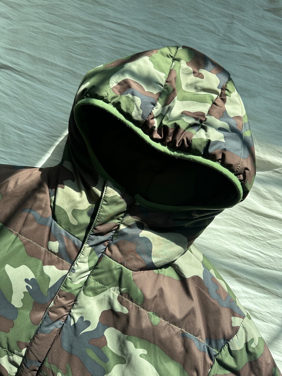 00s 스투시 카모 리버서블 패딩 자켓 상품이미지4