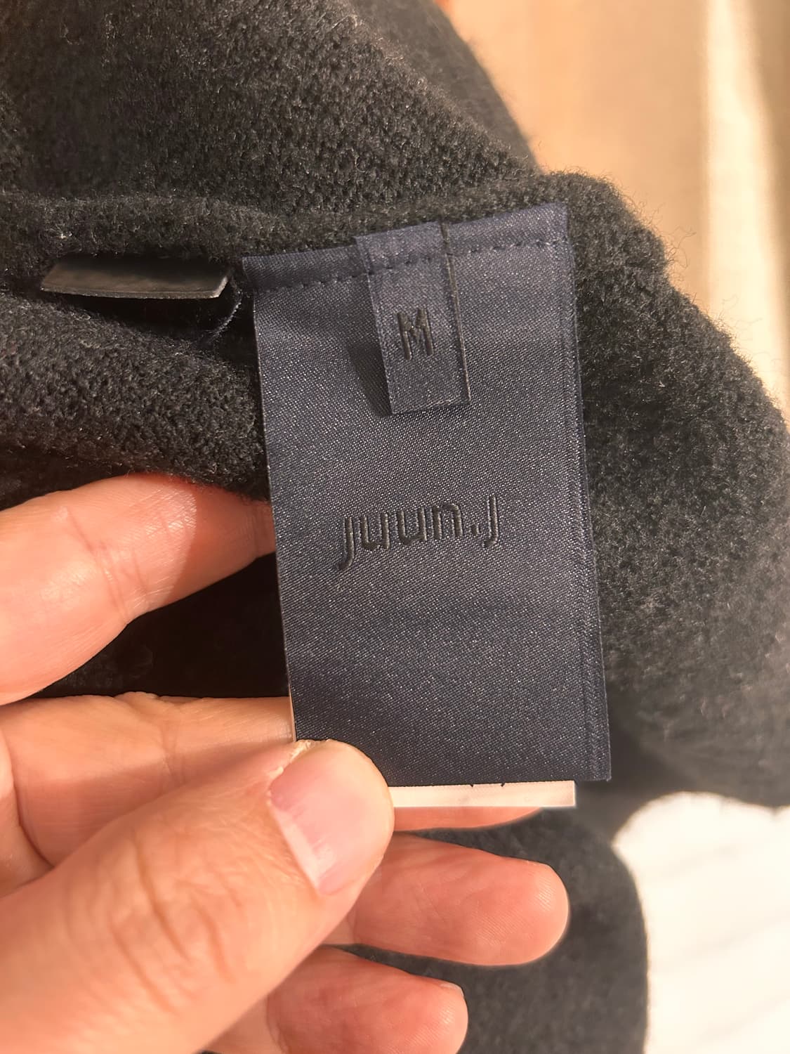 준지/ 세미오버핏 숏 가디건/ M(105) 상품이미지5