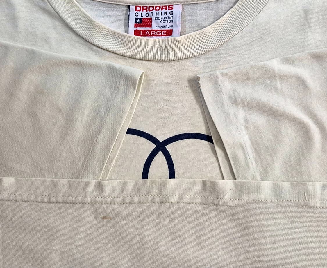90s DROORS BRAND JEAN CO. Logo T-SHIRT 상품이미지5