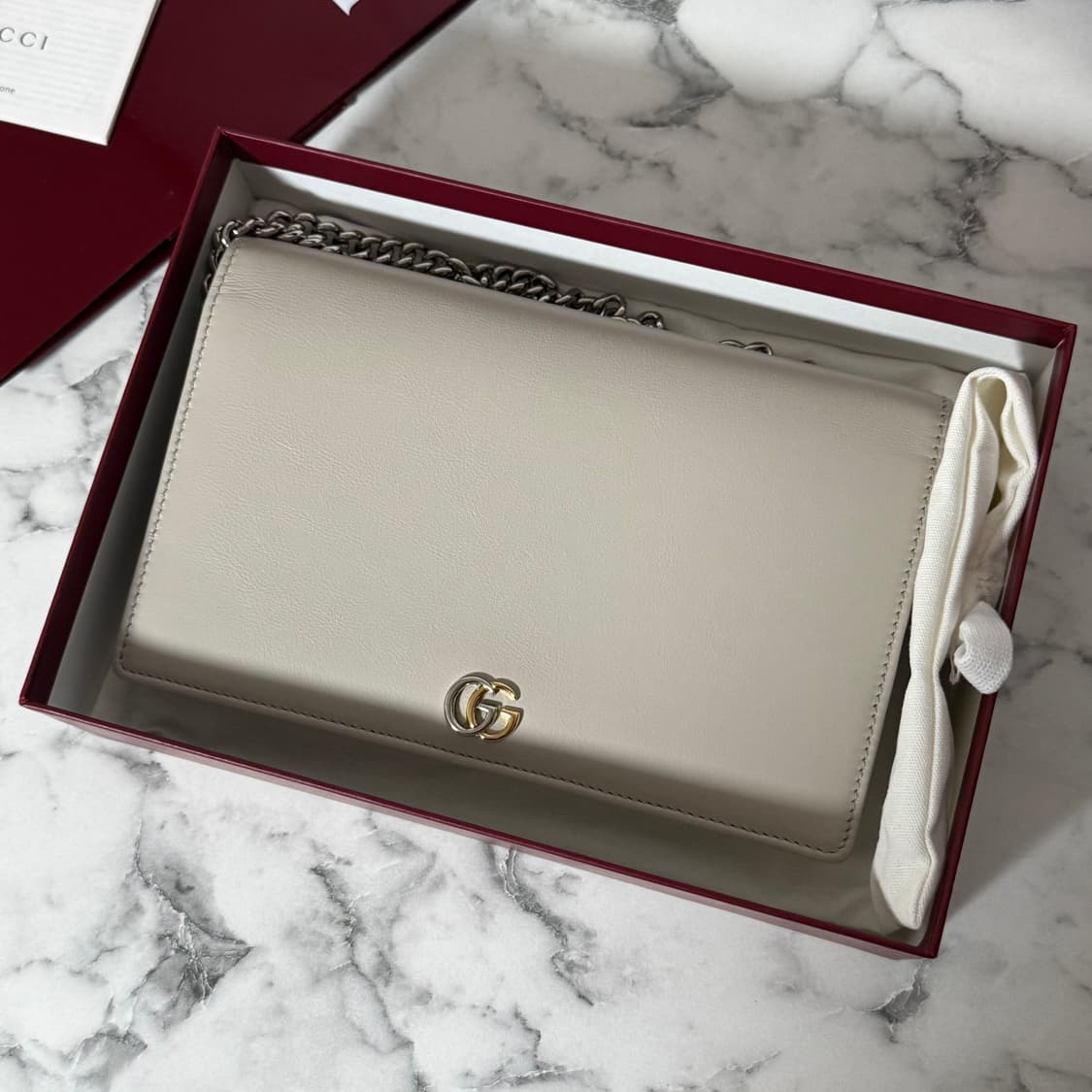 새상품 구찌 gg 마몽 체인 가방 지갑 상품이미지2