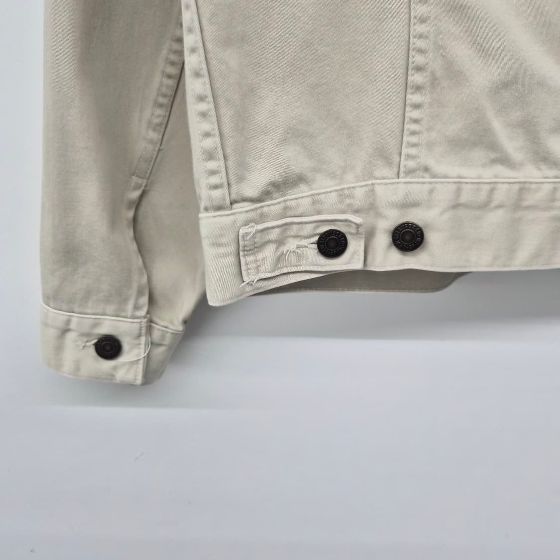 리바이스 베이지 코튼 트러커 자켓 남녀공용 M 상품이미지10