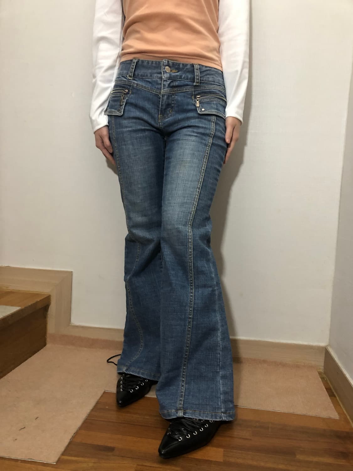 빈티지 데님 포켓 팬츠 상품이미지7