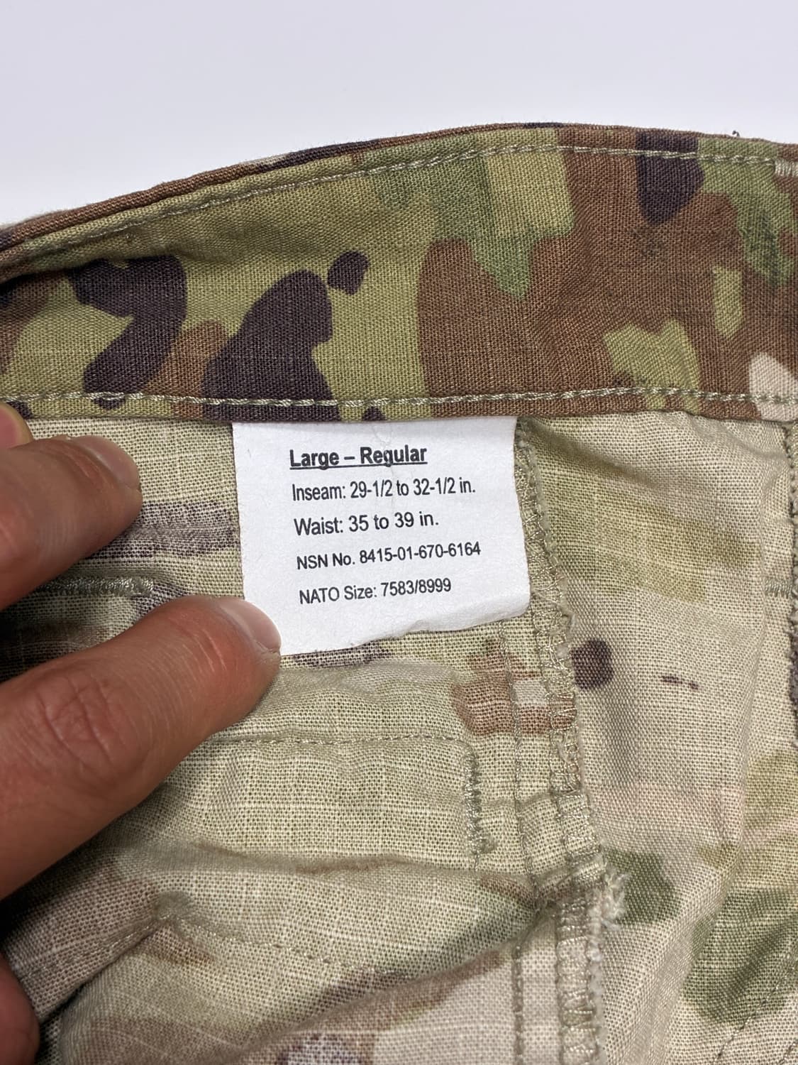 미군 전투복 하의 상품이미지5