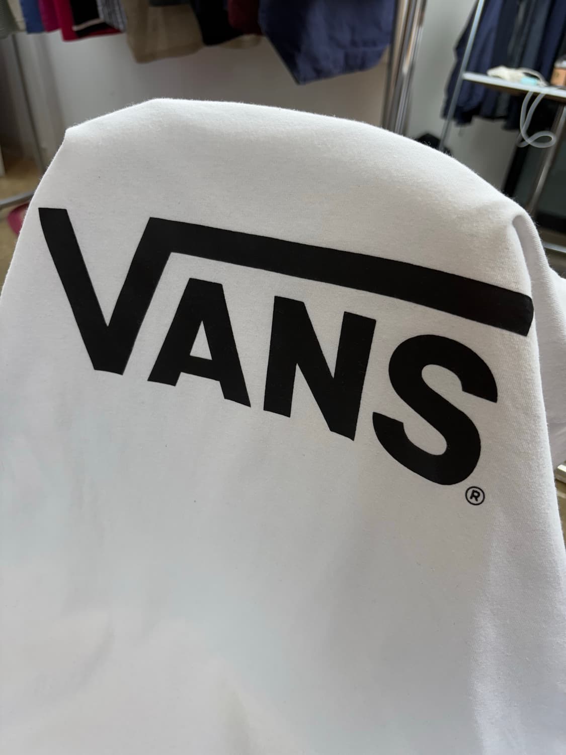 반스 VANS 프린팅 화이트 티셔츠 상품이미지3