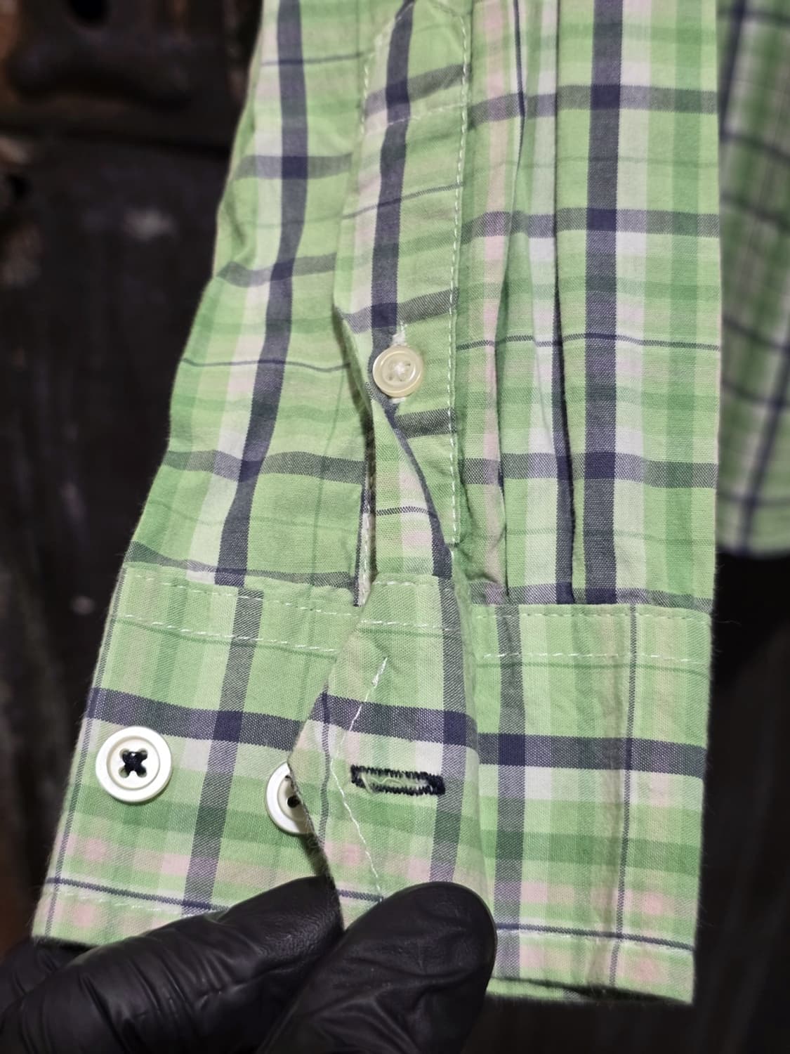 Cherokee Green Plaid Shirt 상품이미지3