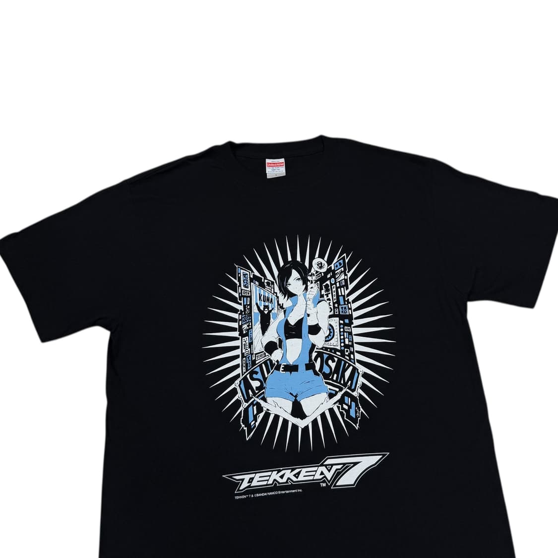 철권7 빈티지 반팔 티셔츠 블랙 L 상품이미지2