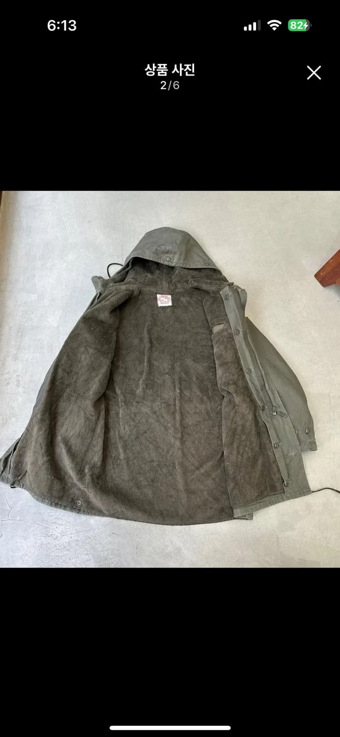 90s 독일 연방군 정품 필드 파카 G.13 상품이미지2