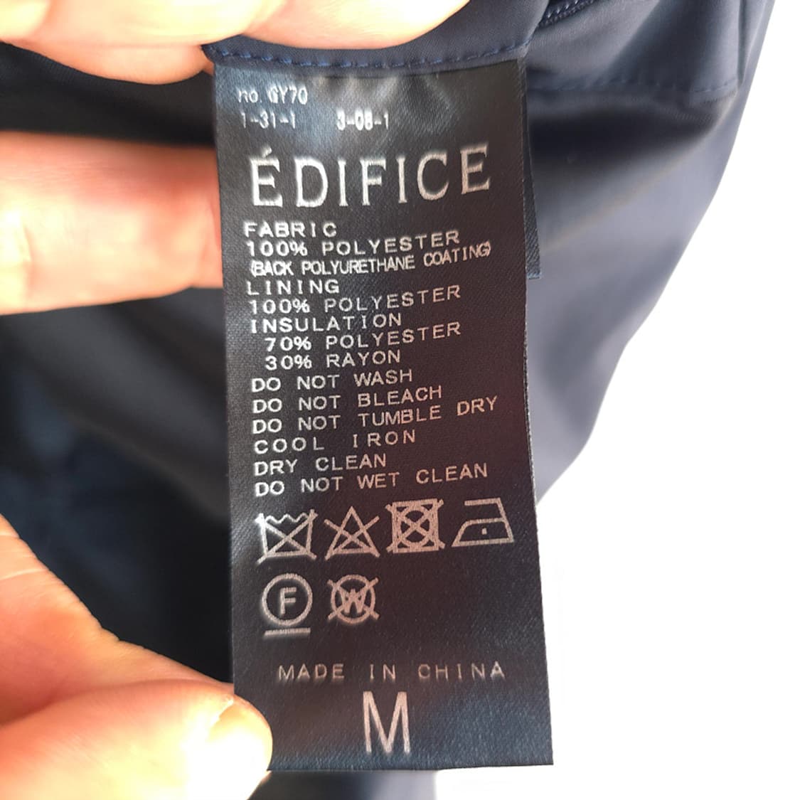 에디피스 EDIFICE LIMONTA 싱글 버튼 코트 상품이미지7