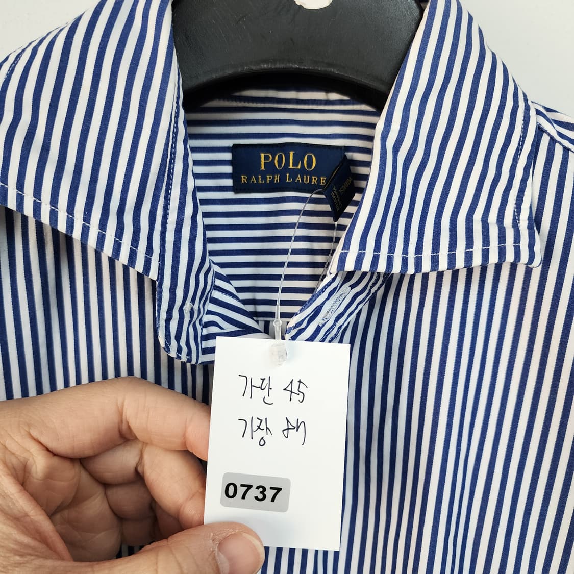 폴로 랄프로렌 스트라이프 셔츠형 원피스 상품이미지7