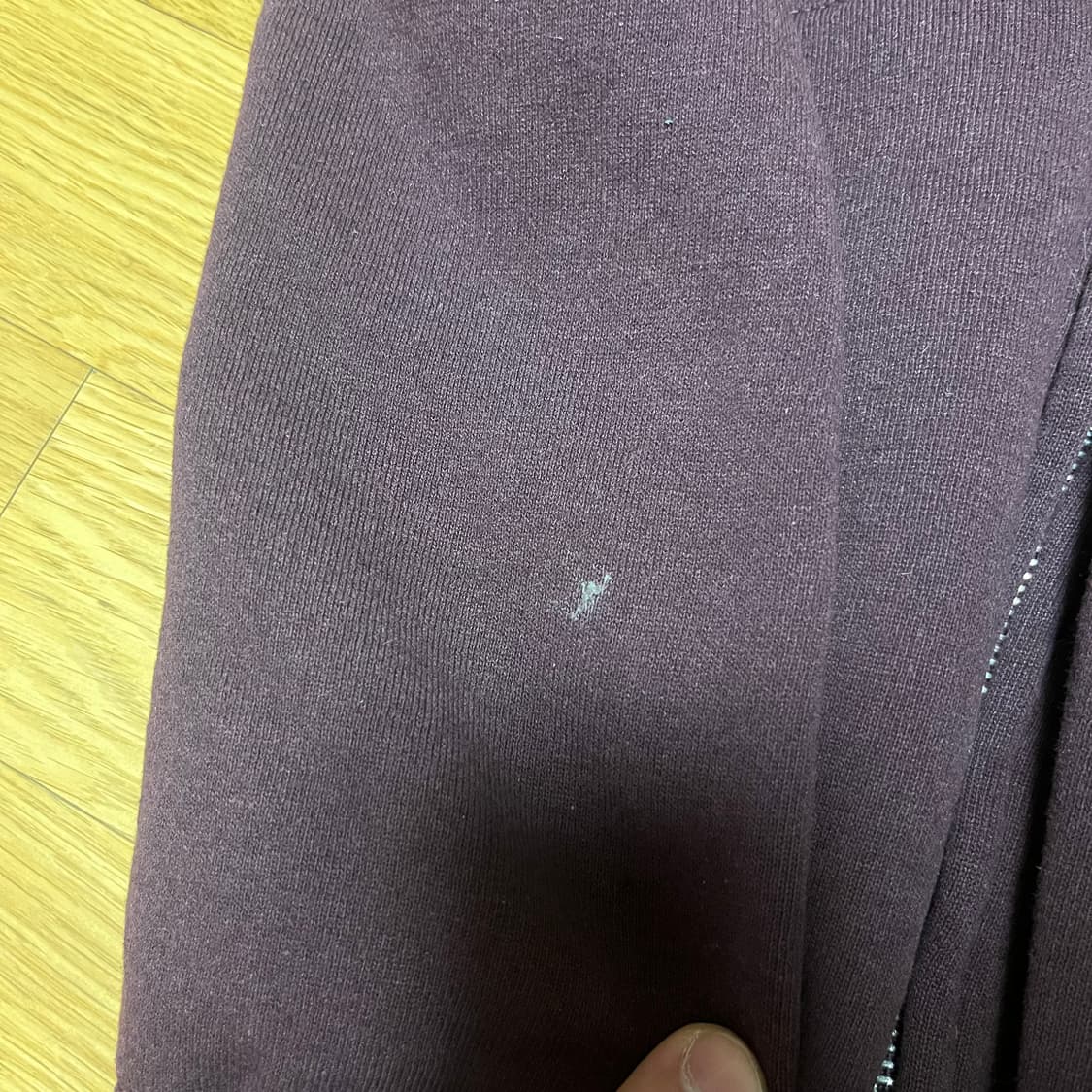 [XL] 00s 빈티지 러셀 후드집업 버건디 브라운 상품이미지4