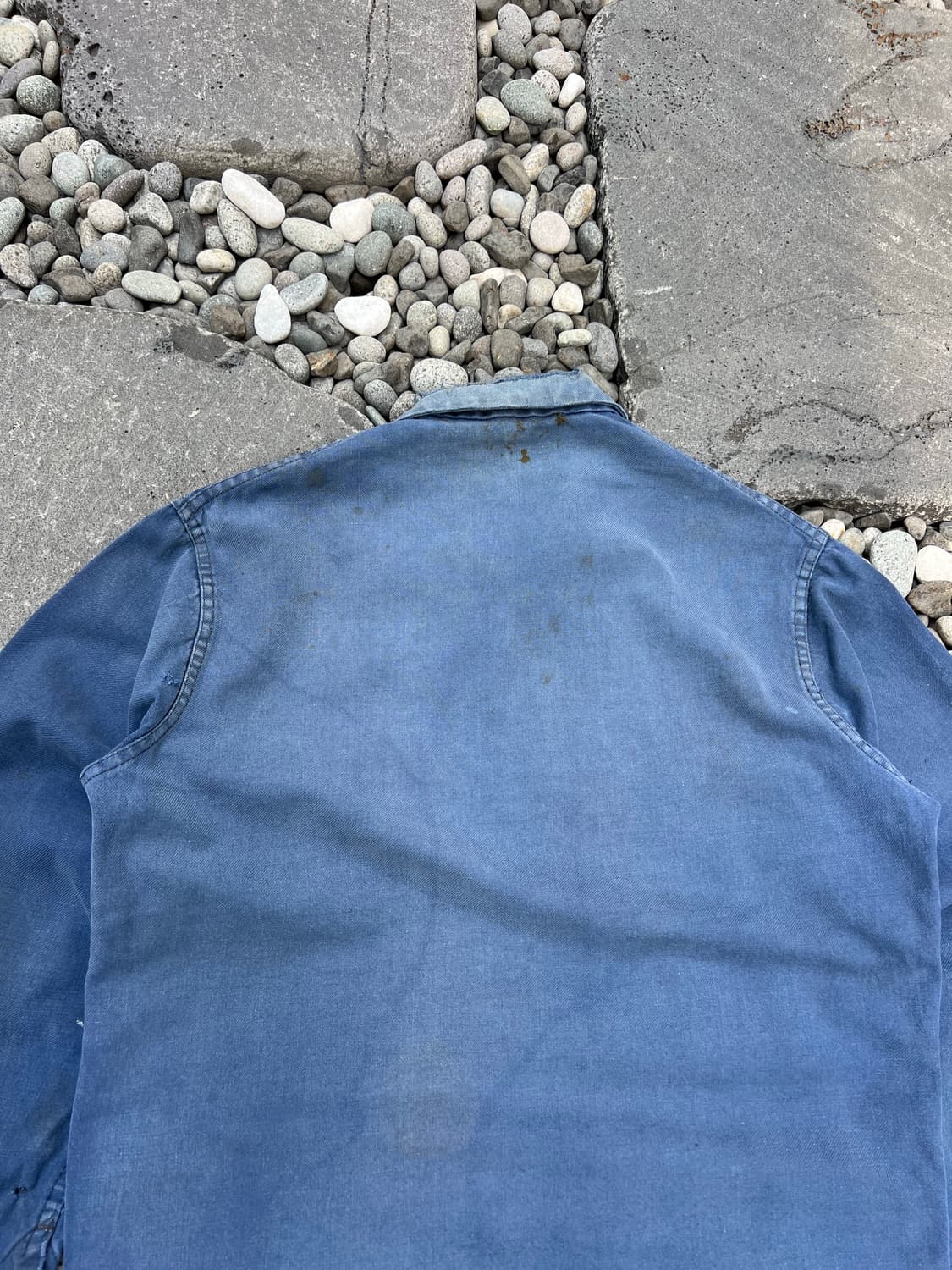 FADED VINTAGE WASHING BLUE 패치워크 프렌치워크자켓 상품이미지8