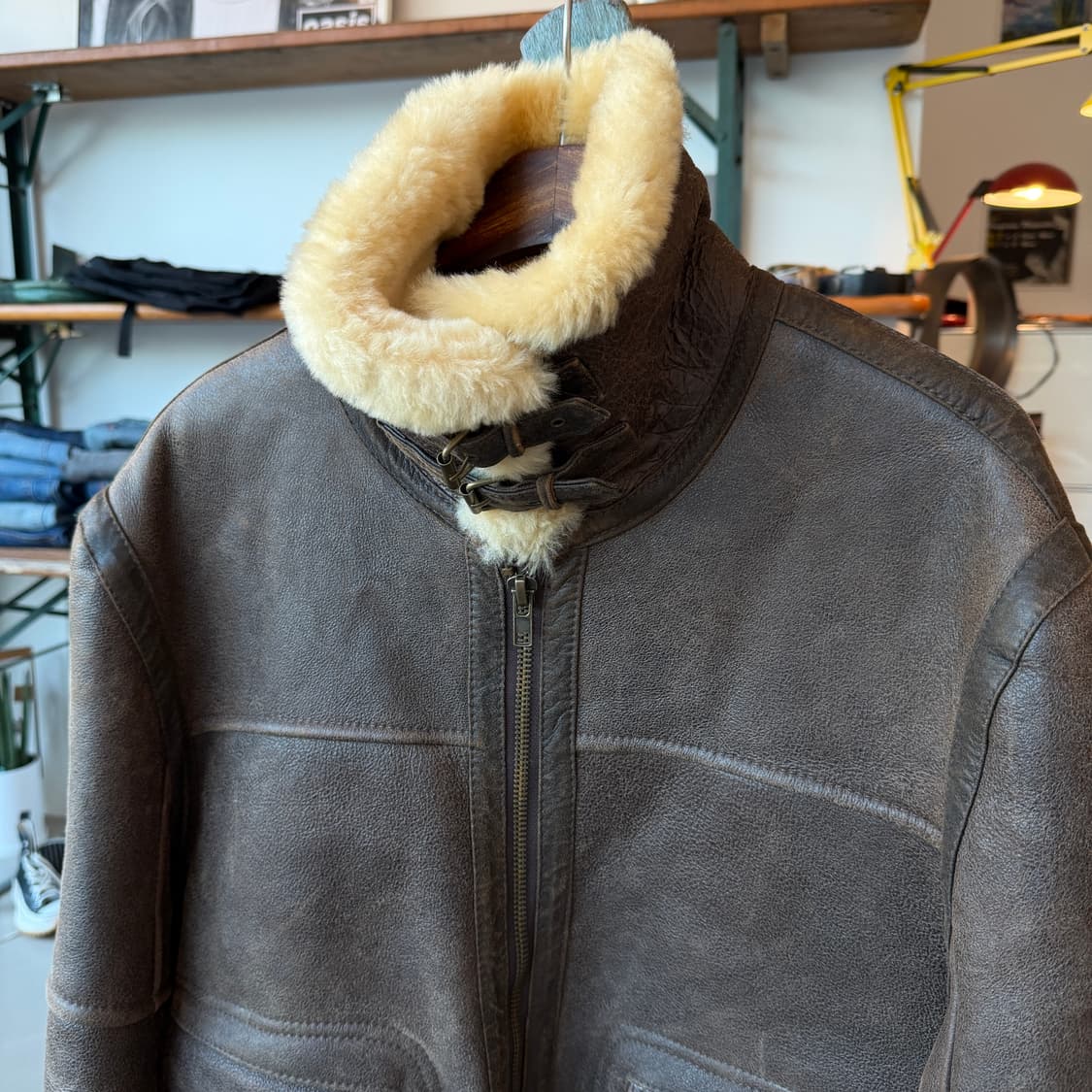 vtg sheepsikn 무스탕 자켓 상품이미지3