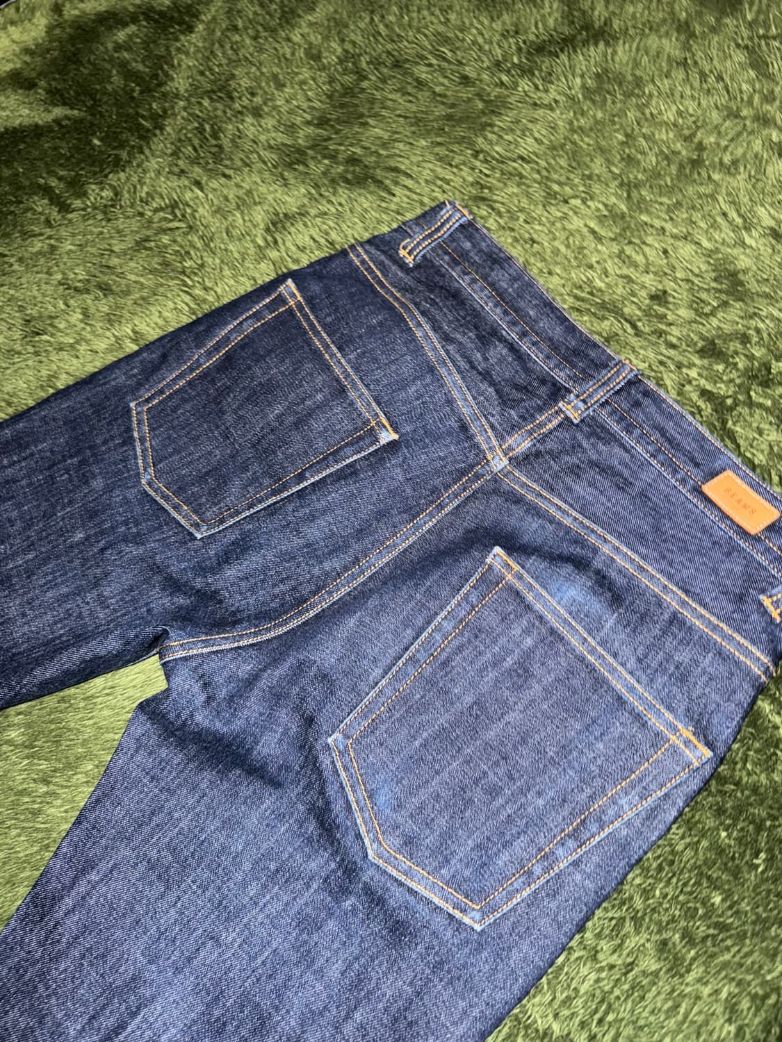 [S] Beams 빔즈 재패니즈 패브릭 데님 팬츠 인디고 상품이미지8