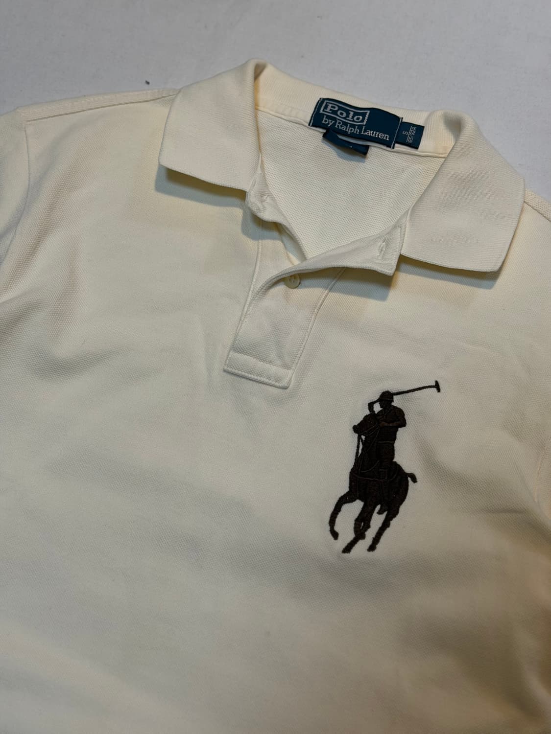 폴로 랄프로렌 빅포니 브라운포니 카라티 아이보리 상품이미지2