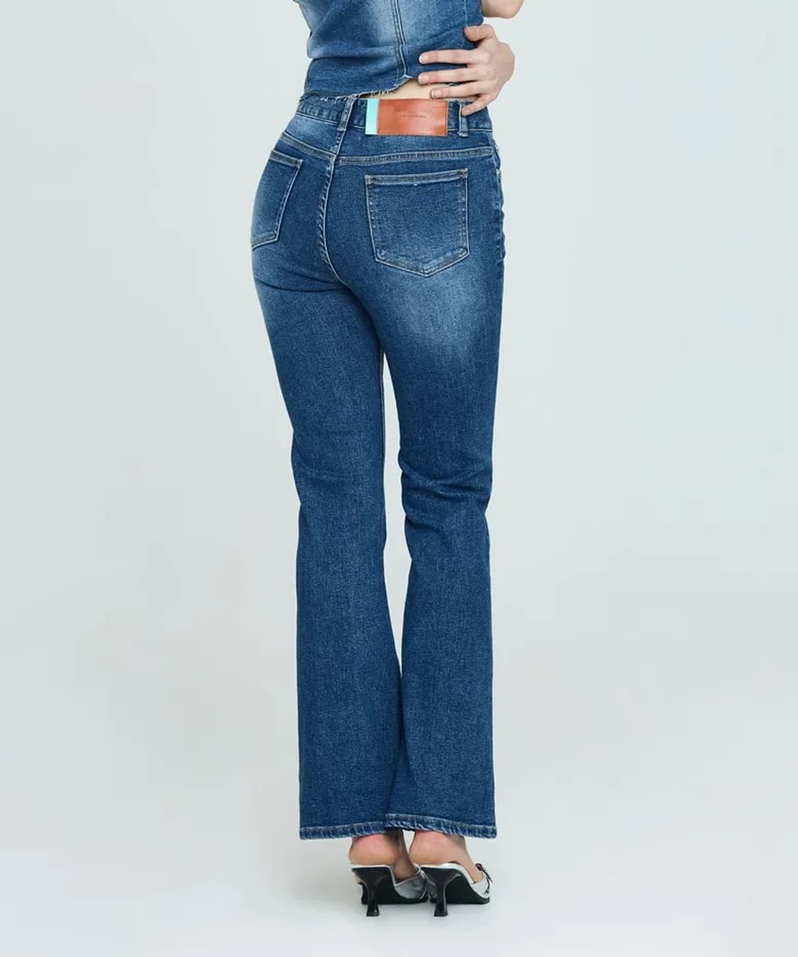 인스턴트펑크 소프트 부츠컷 데님 팬츠 상품이미지1