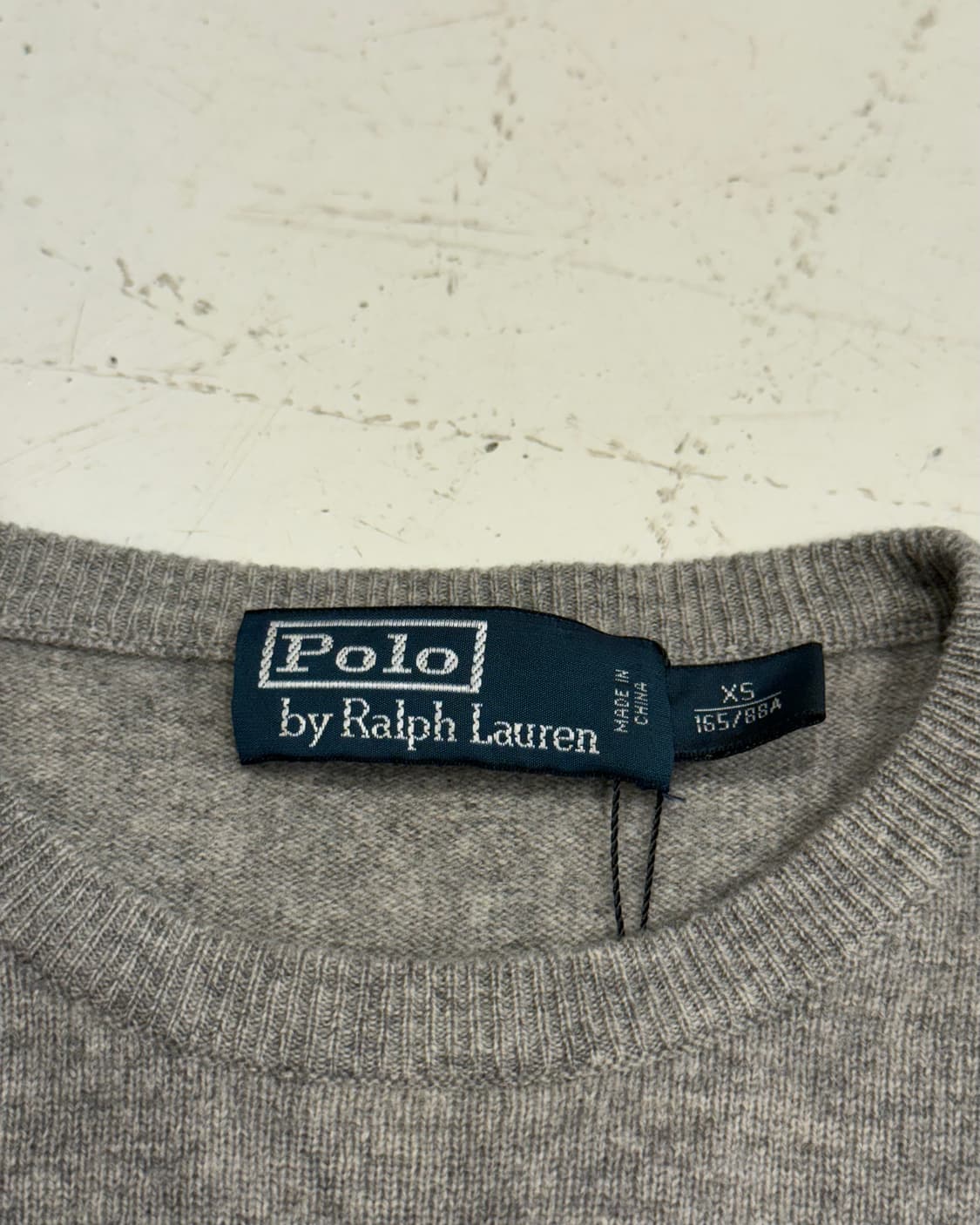 폴로 그레이 니트 상품이미지3