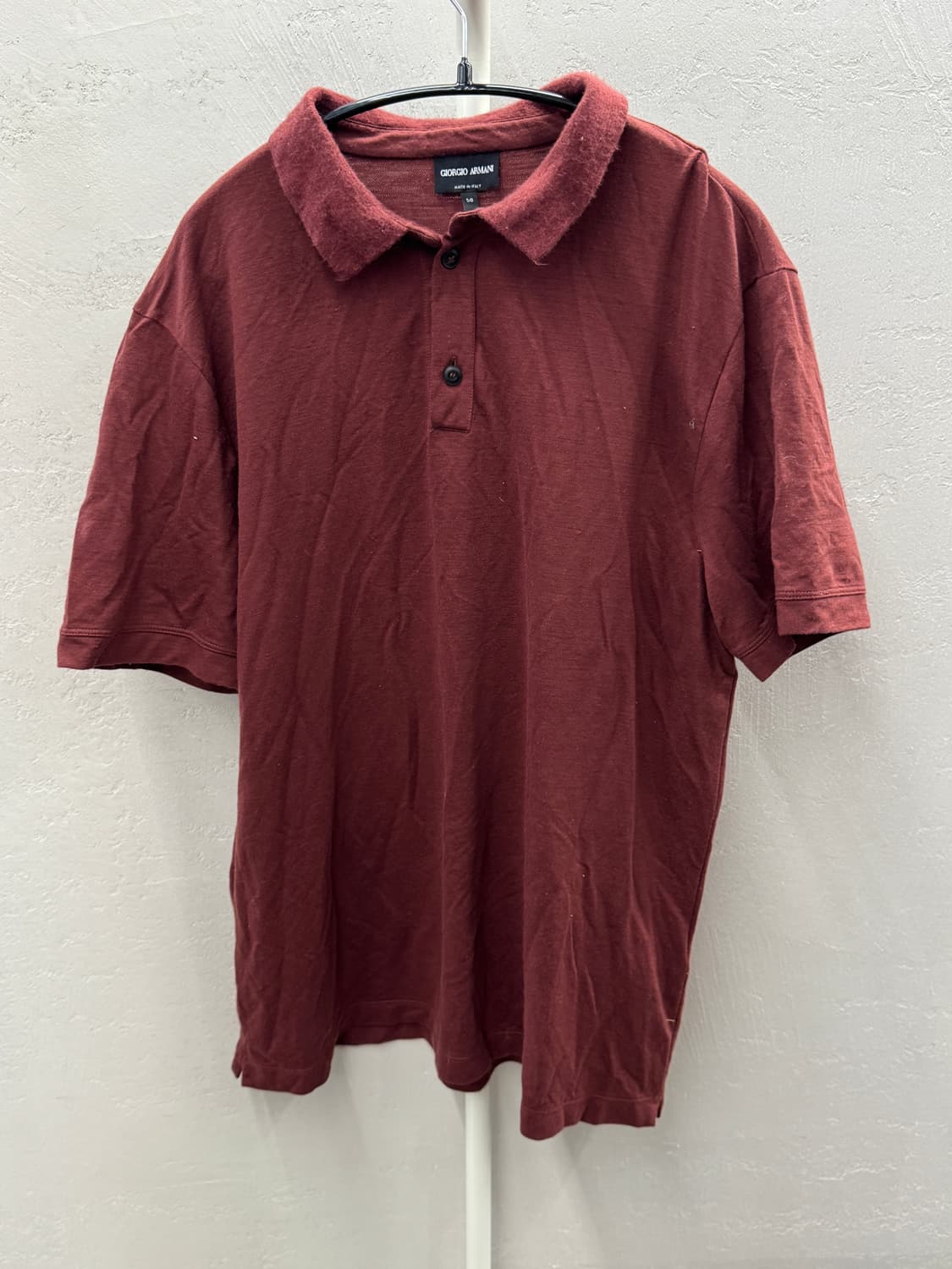 조르지오 아르마니 버건디 폴로반팔티 58 상품이미지2