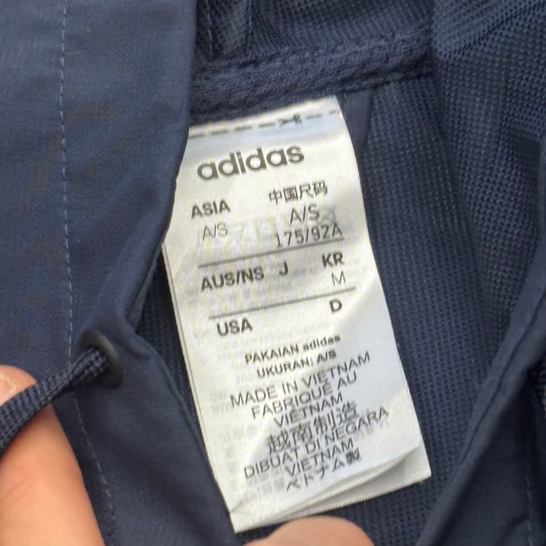 🫶🏻 아디다스 네이비 후드 바람막이 🫶🏻 상품이미지4