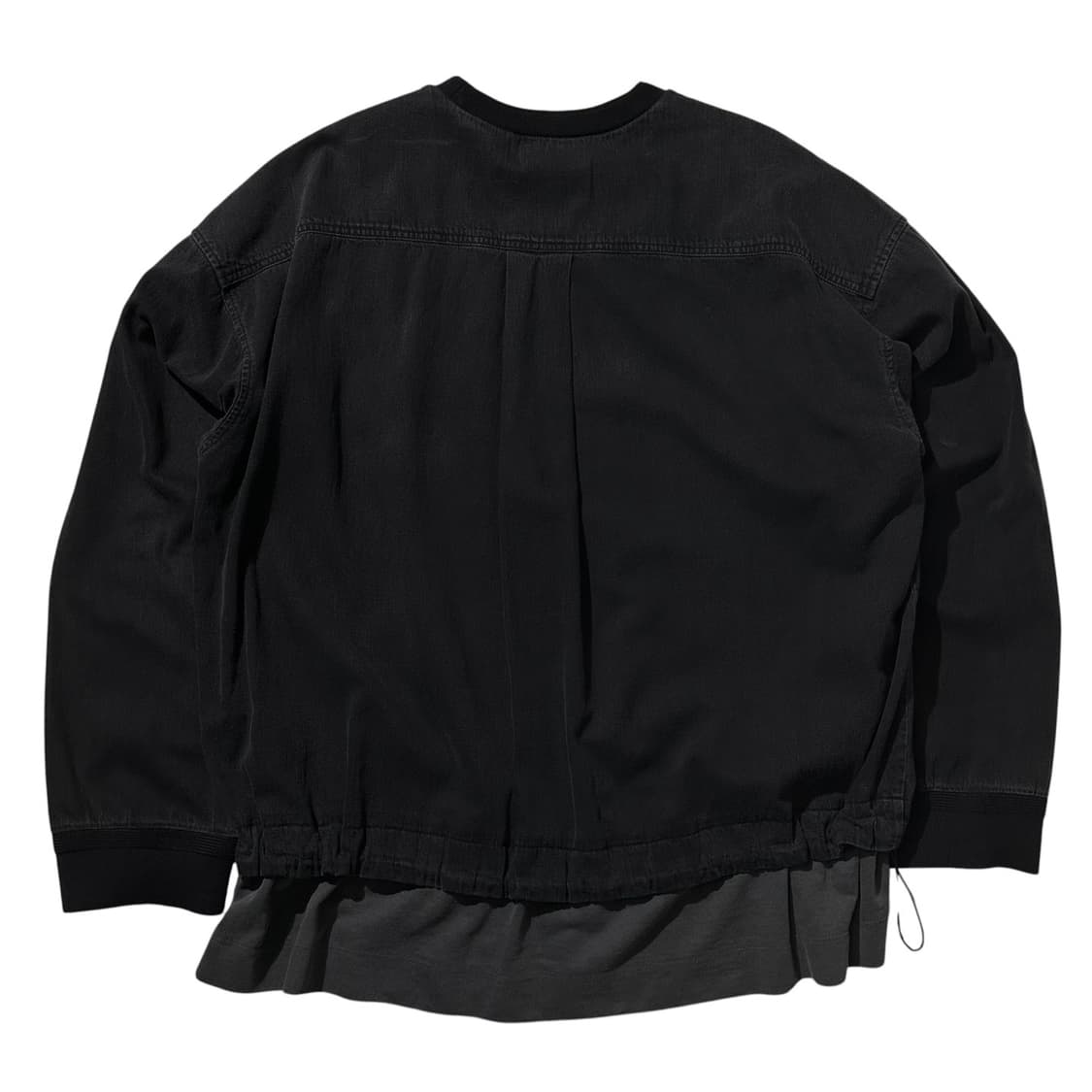 준지 피그먼트 데님 레이어드 맨투맨 상품이미지3