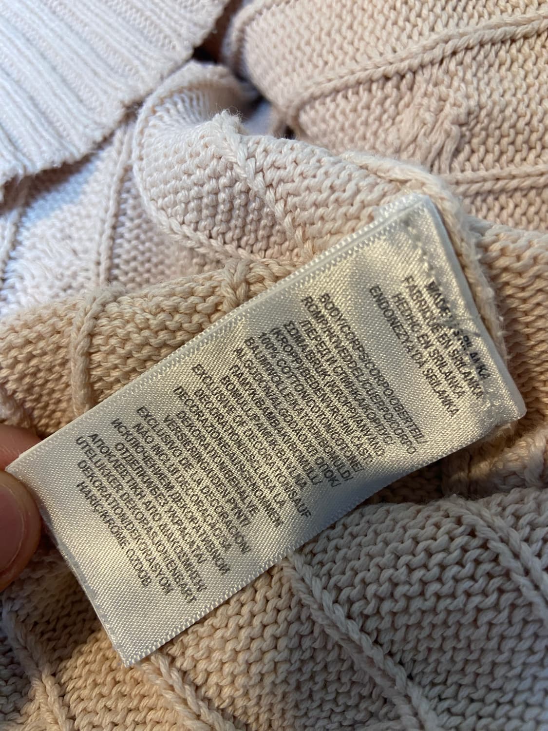 폴로 랄프로렌 신형 아이보리 니트 상품이미지4