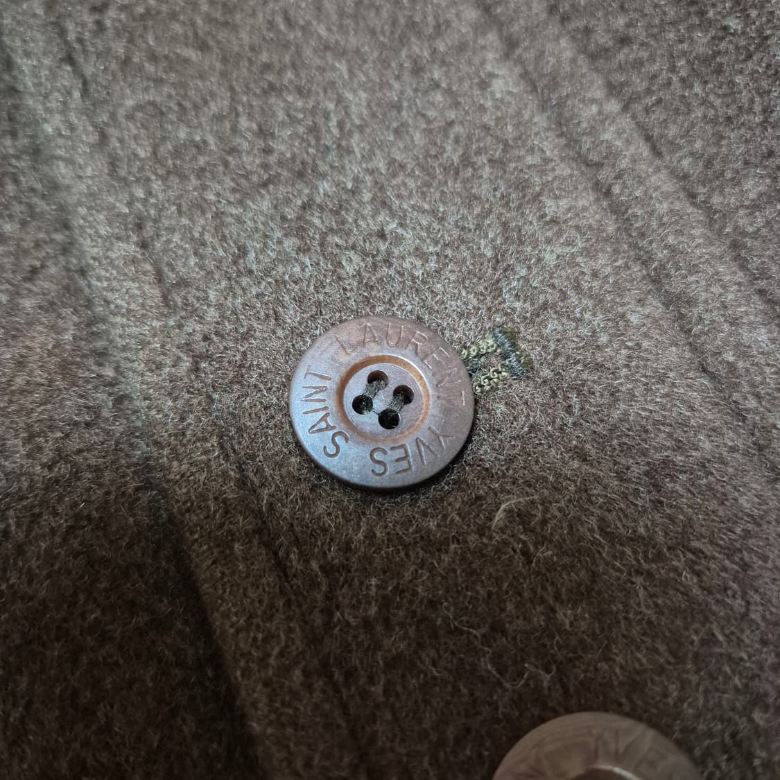 [올드명품🔥] 90s 입생로랑 아카이브 울 블루종 자켓 상품이미지5