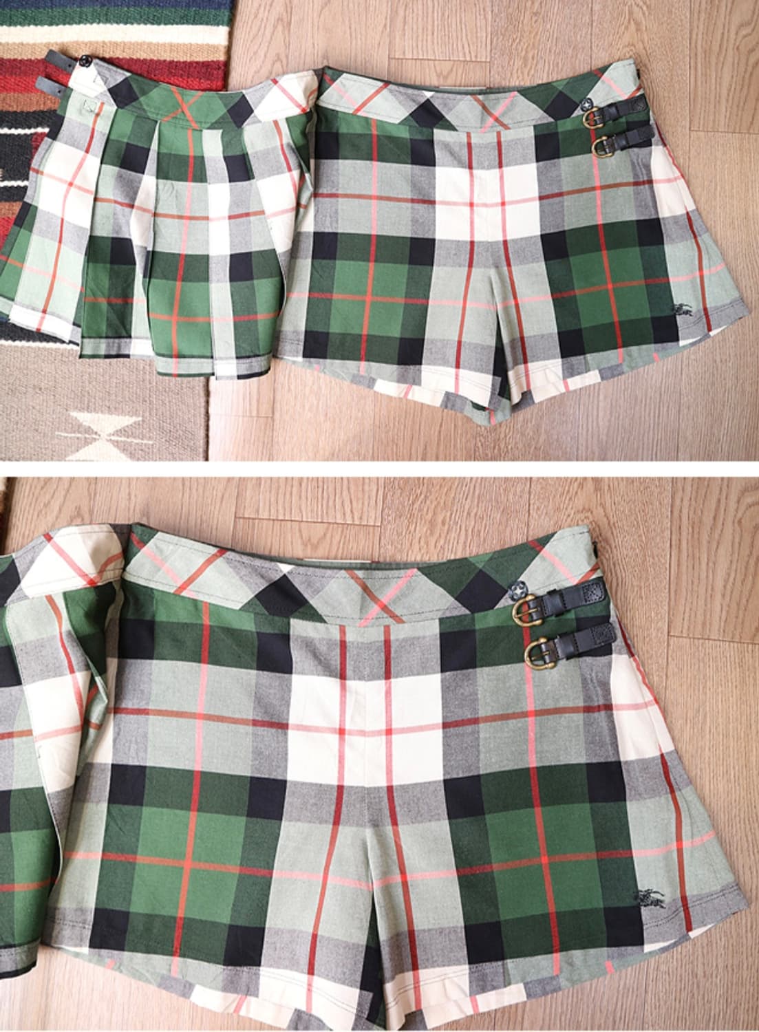  BURBERRY BLUE LABE 버버리 블루라벨 체크 치마바지 S 상품이미지7