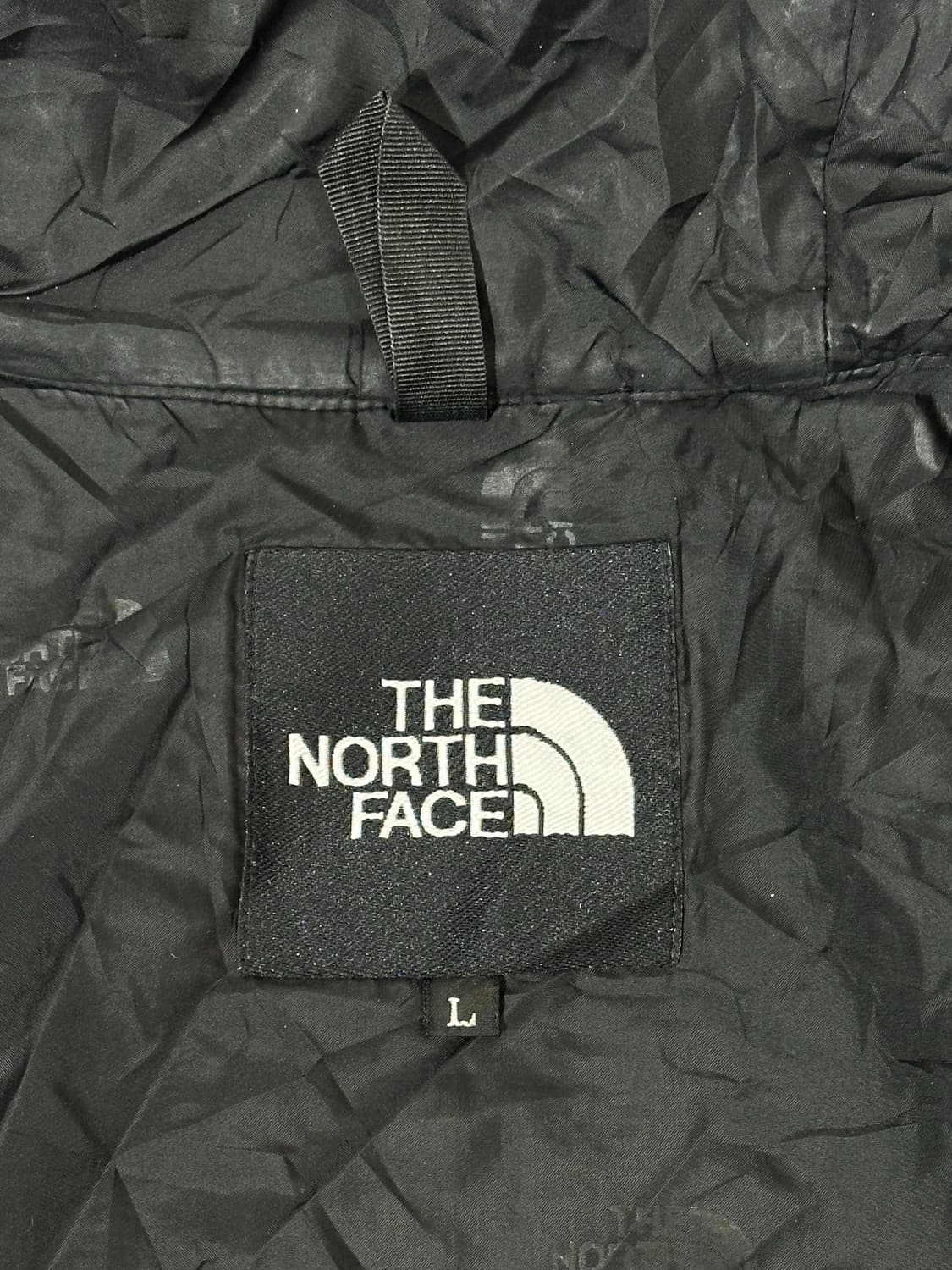 노스페이스 차콜 후드 패딩 자켓 L 상품이미지7