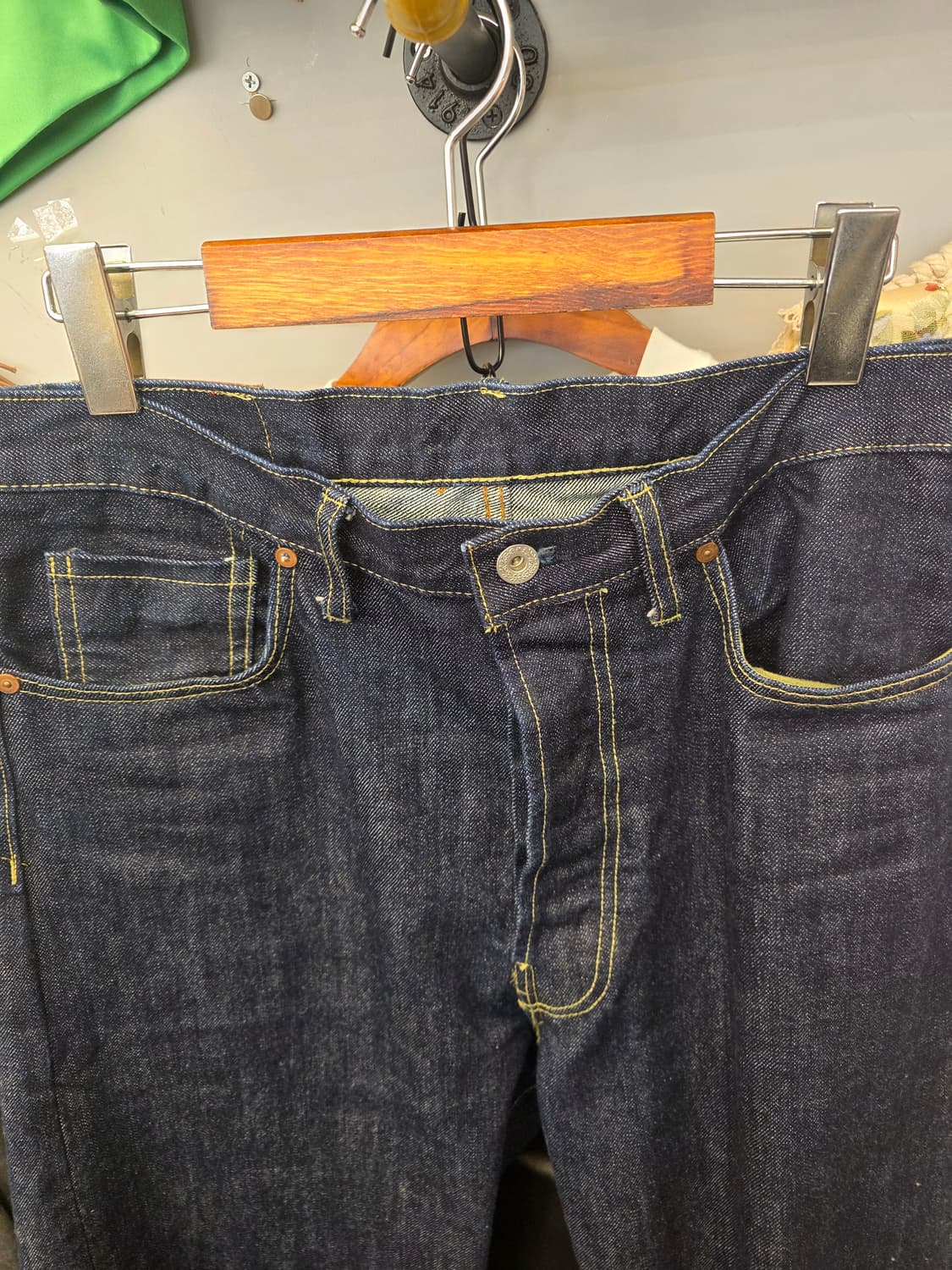 아웃스탠딩 셀비지 데님 팬츠 30 상품이미지5