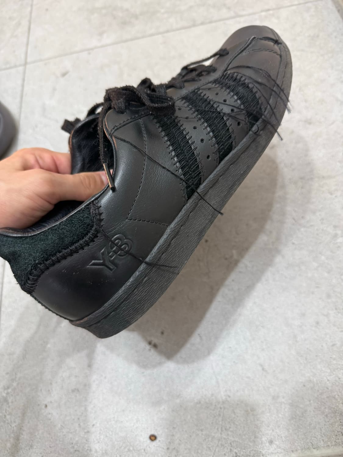Y-3 슈퍼스타 트리플 블랙 상품이미지4