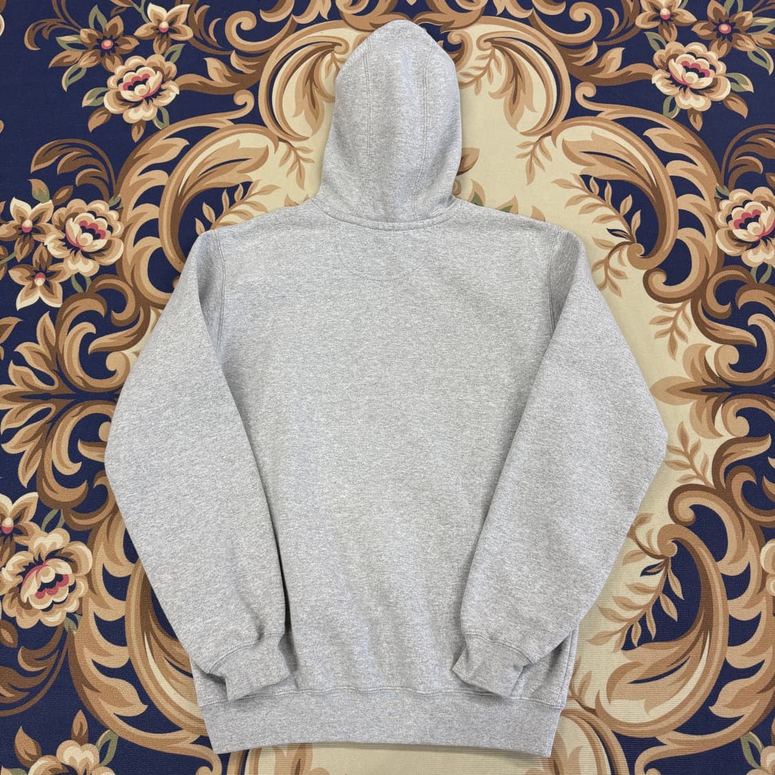 (S)칼하트 Carhartt 베이직로고 후드티셔츠(헤더그레이) 상품이미지4