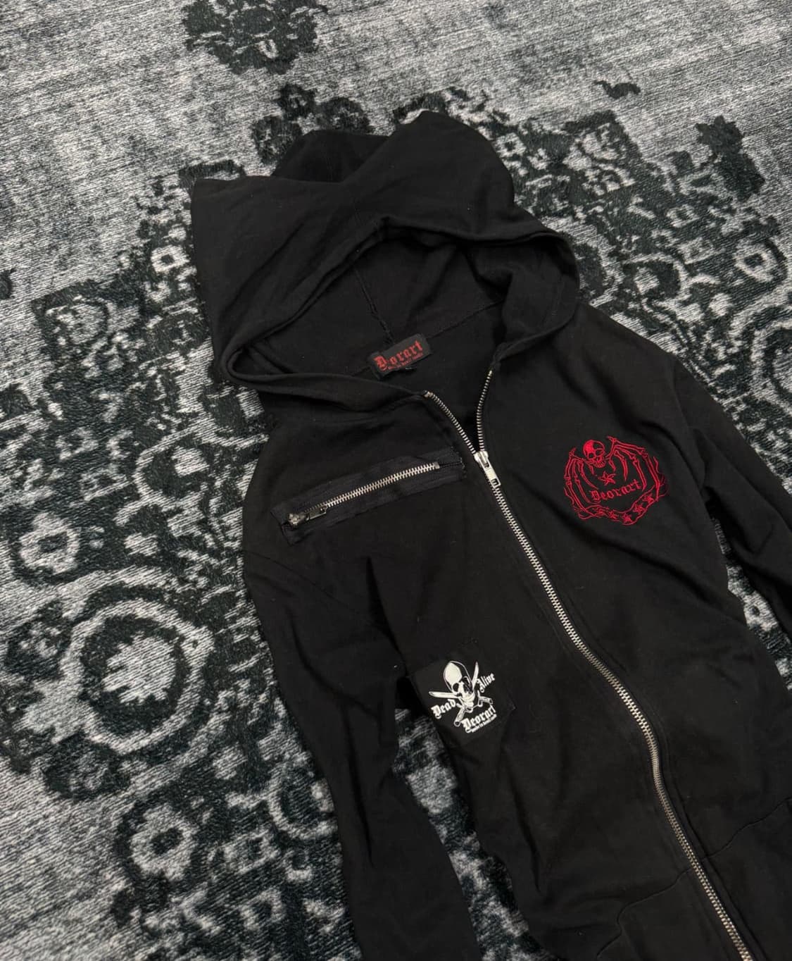 일본 빈티지 후드집업 고양이 귀 펑크 punk 00s 상품이미지2