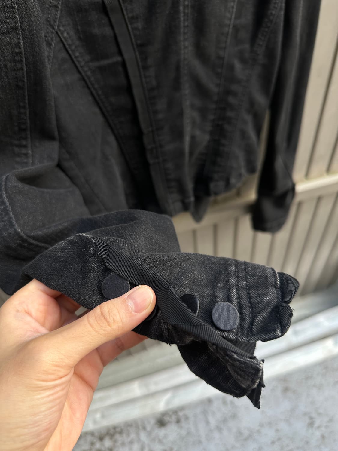 Vintage Dark denim button jacket  상품이미지8
