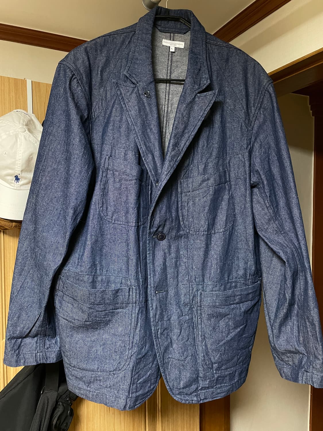 엔지니어가먼츠 베드포드 데님 자켓 인더스트리얼 블루 L 상품이미지1