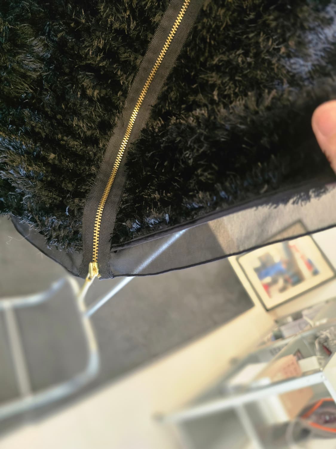 블랙 퍼 베스트 상품이미지4