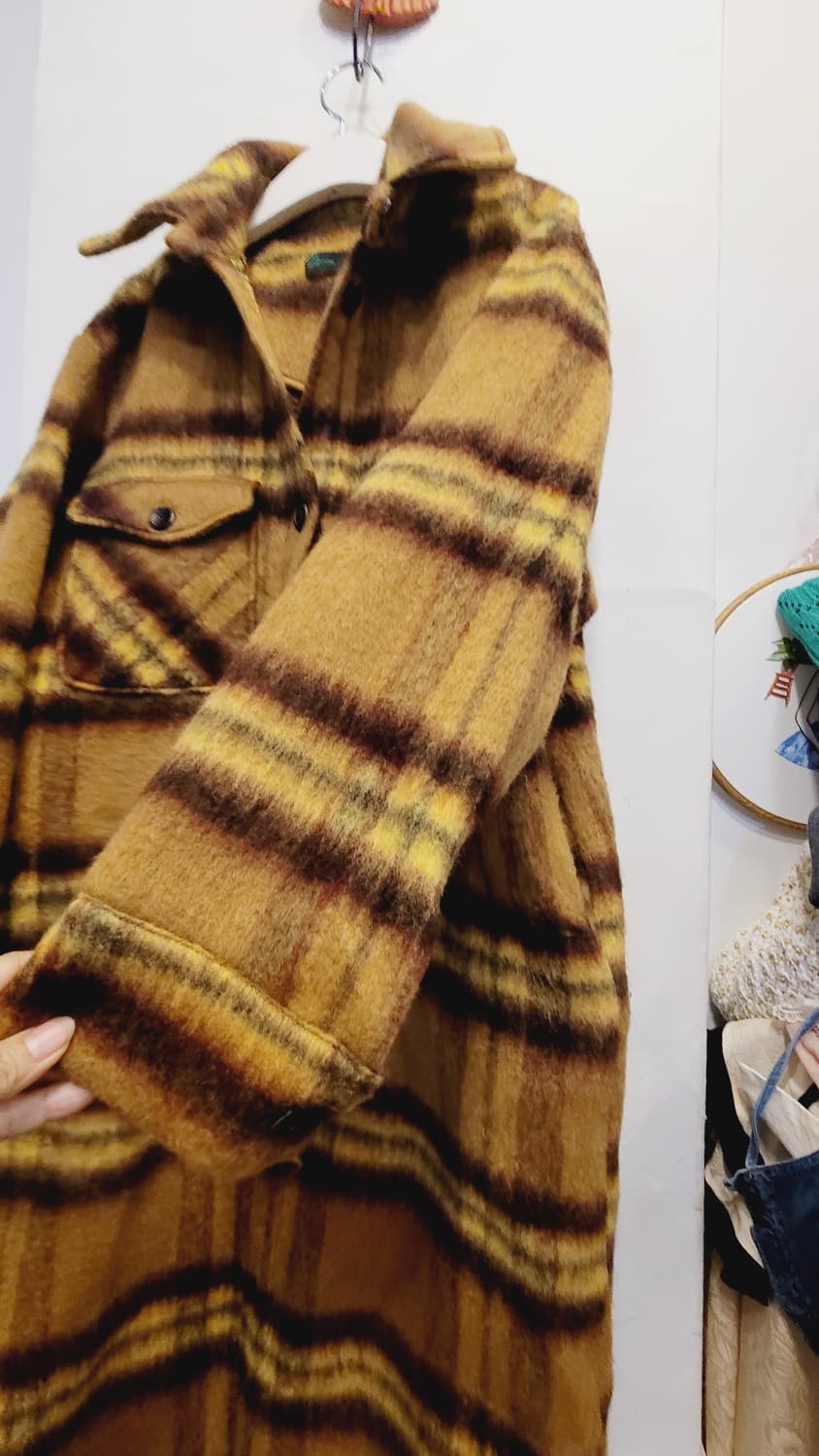 베네통 펠트울 셔츠코트. 상품이미지6