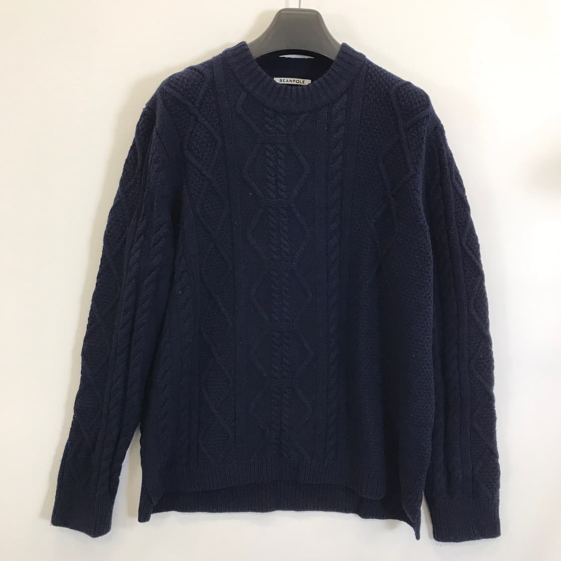 빈폴 헤비울 케이블니트 네이비 [105사이즈] 상품이미지1