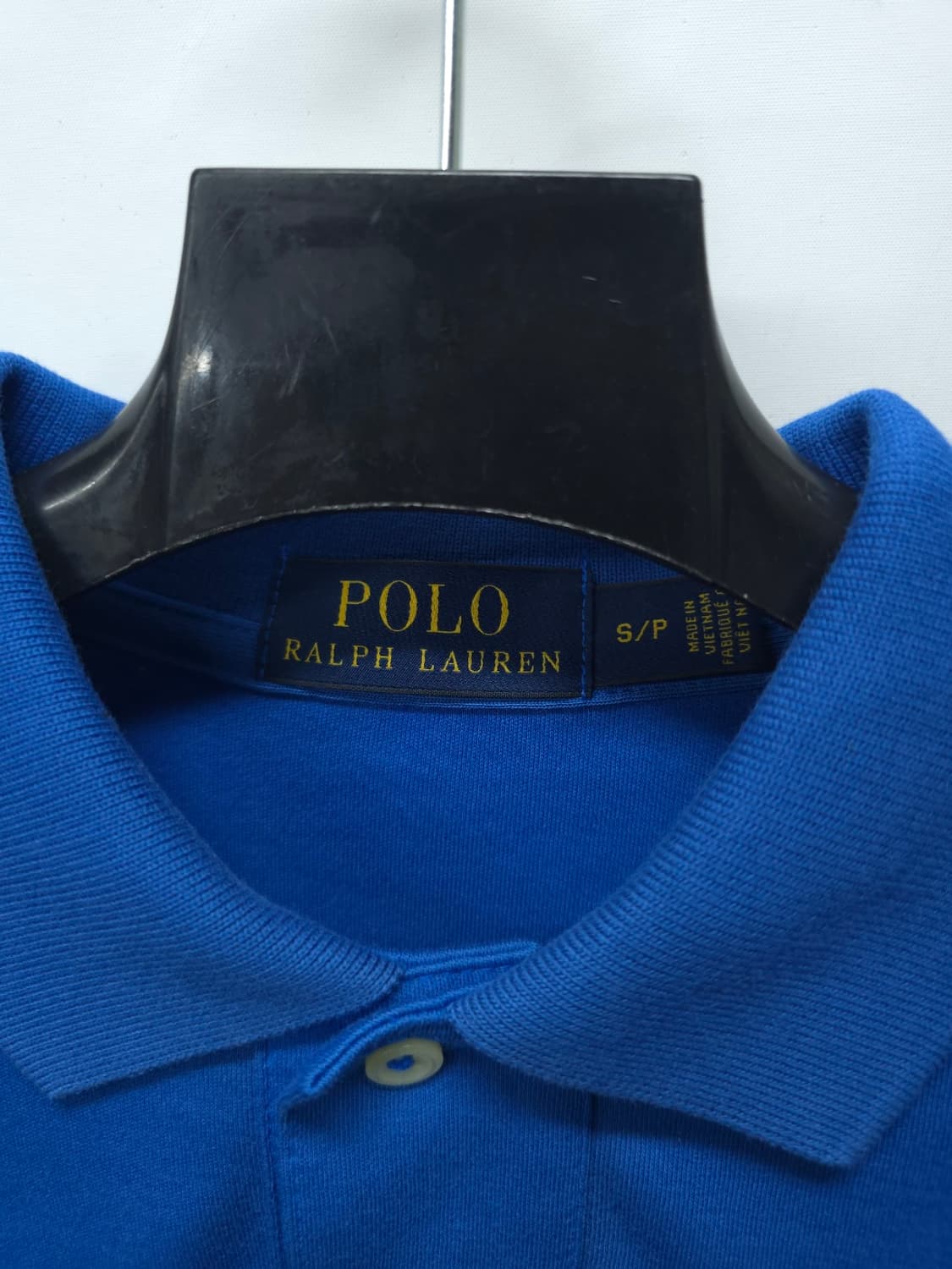 폴로랄프로렌 남여공용 블루 옐로우포니 반팔 카라티 (S/P 사이즈) 상품이미지4